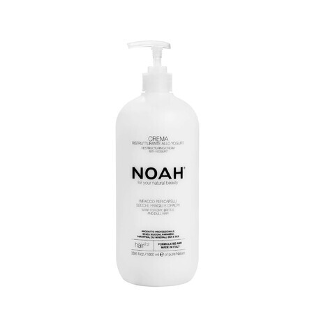 Balsam crema restructurant cu iaurt pentru par uscat, fragil si lipsit de stralucire (2.2), Noah, 1000 ml