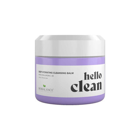 3 in 1 Gesichtsreinigungsbalsam mit Hyaluronsäure, für normale oder trockene Haut, Hello Clean, Bio Balance, 100 ml